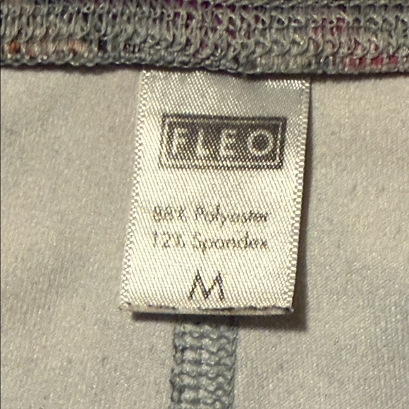 Fleo Women's Abstract Multicolor Athletic Shorts - Picture 2 of 3